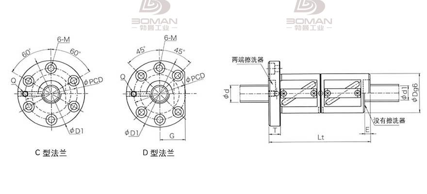 KURODA GR4005DD-CAPR 日本黑田精工丝杠钢珠安装方法